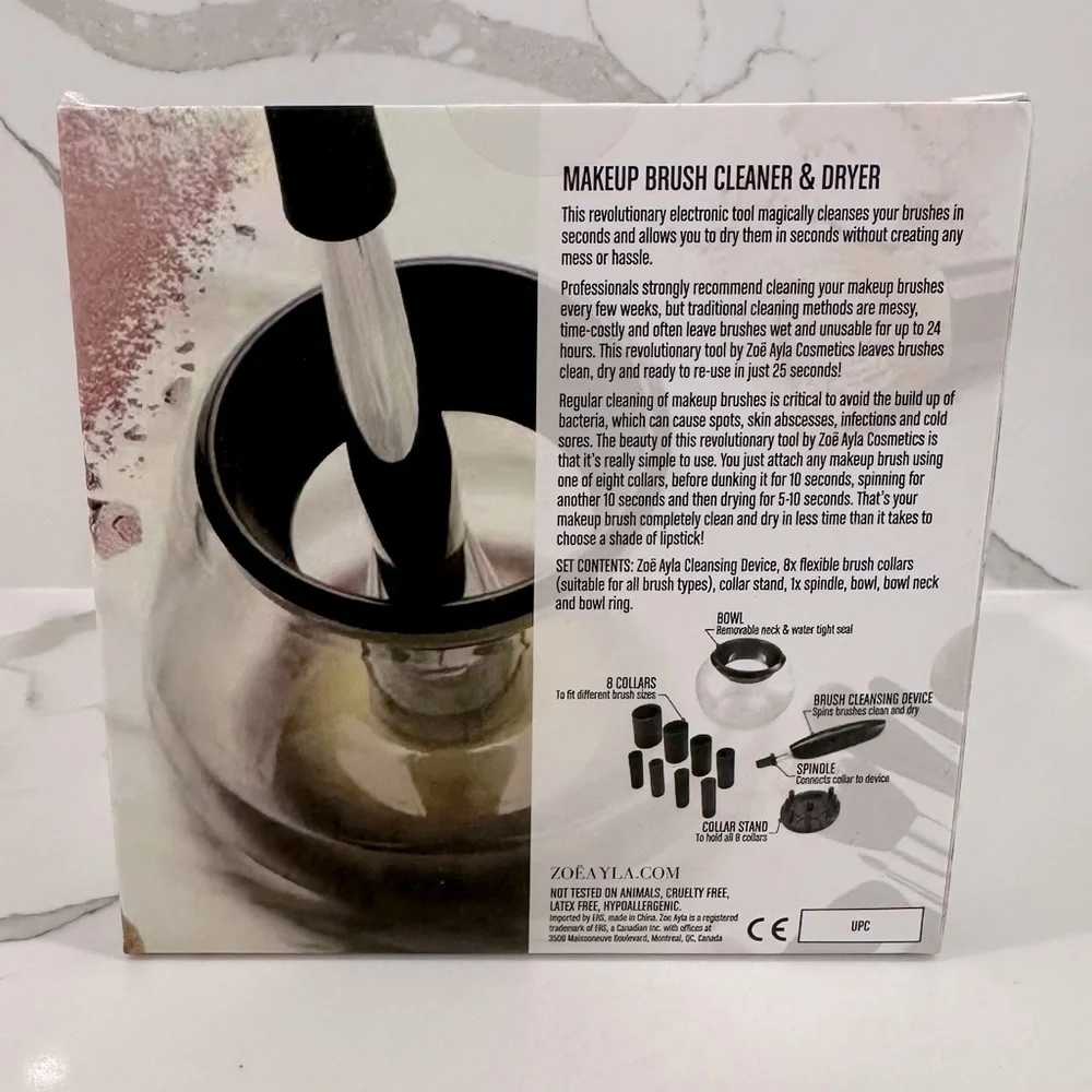 🔥2/$40🔥 Zoë Ayla Revolutionary Electronic Makeup Brush Cleaner & Dryer - Picture 6 of 7